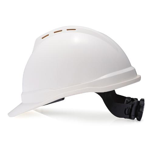 梅思安V-A型ABS帶透氣孔安全帽頭盔防砸領導工作帽建築工地工程帽