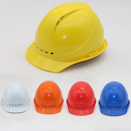 高強度玻璃鋼型安全帽工地施工領導監理頭盔電力工程勞保防護帽