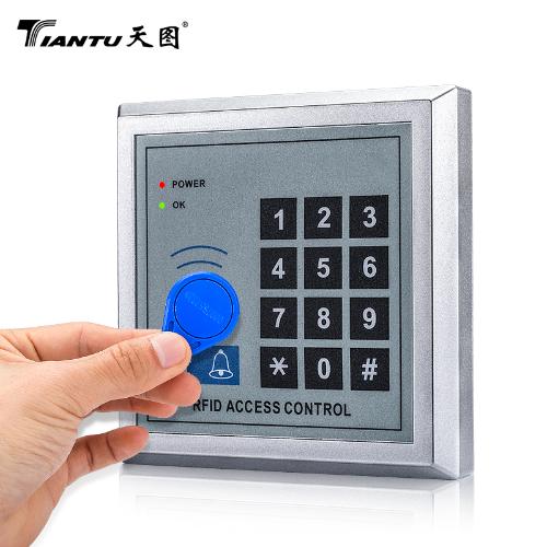 天圖ID門禁一體機密碼刷卡機IC電子門禁設備系統控制器密碼盤