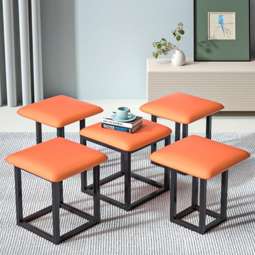 網紅魔方凳子組合家用沙發小矮凳ins北歐餐桌凳疊放可收納多功能