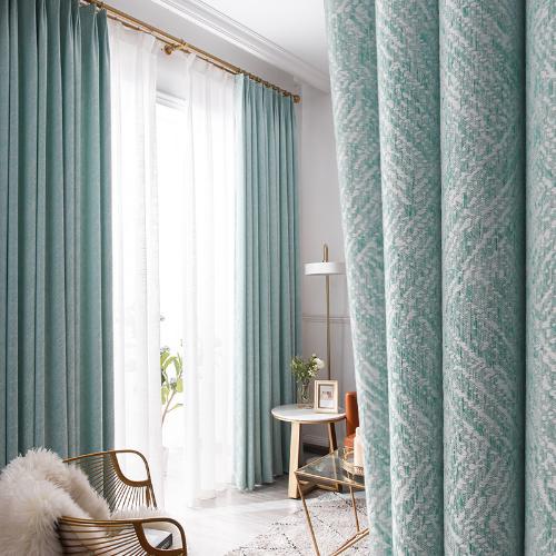 2021年新款窗簾輕奢客廳成品高檔大氣 現代簡約臥室全遮光飄窗ins