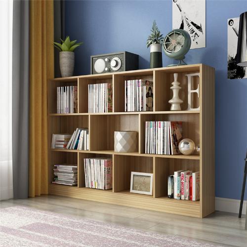 簡約現代創意書架書櫃自由組合簡易書櫥客廳置物落地櫃子格子櫃