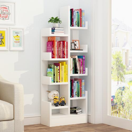 書架落地兒童簡約現代客廳樹形置物架創意學生省空間經濟型小書櫃