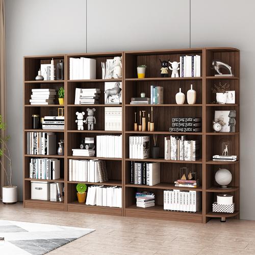 書架置物架現代簡約落地收納辦公室書櫥簡易學生家用臥室組合書櫃