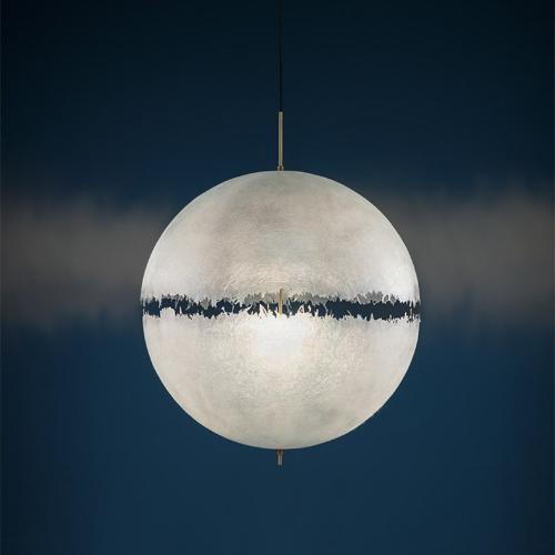 月球吊燈北歐個性藝術餐廳燈飾設計師燈具客廳臥室吧檯吊燈月亮燈