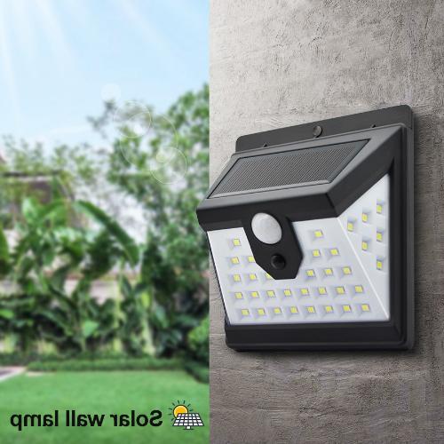 懷爾德40LED太陽能壁燈防水人體感應燈景觀庭院壁燈家用照明路燈