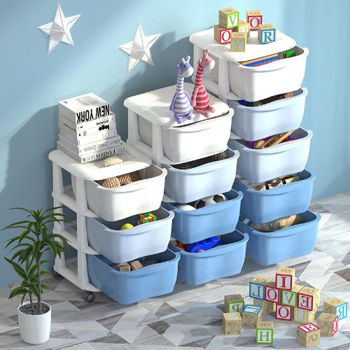特大號收納箱兒童玩具收納櫃塑料抽屜式夾縫廚房置物架整理箱家用