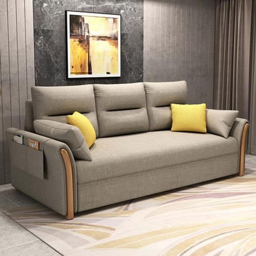 沙發牀可摺疊多功能兩用科技布小戶型布藝網紅款客廳可伸縮單人牀