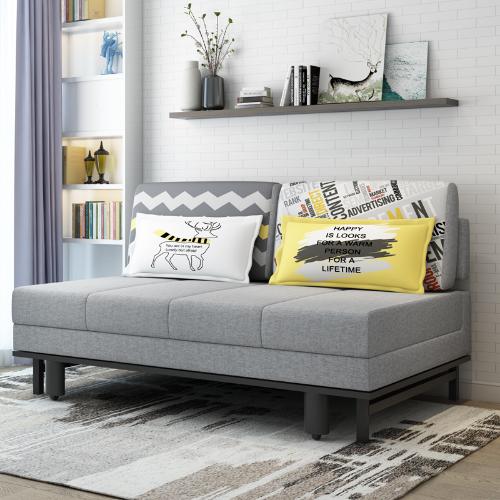 簡約現代沙發牀兩用可摺疊推拉單雙人客廳多功能經濟小戶型網紅款