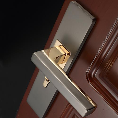 凡帝羅靜音門鎖室內 臥室現代房間門鎖具家用通用型木門把手鎖子
