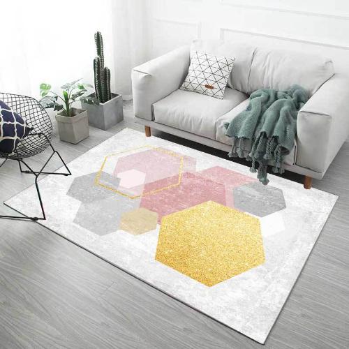 批發北歐臥室滿鋪地毯 定製現代簡約抽象幾何家居客廳地毯