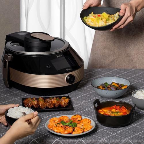 美的炒菜機PY18-X1S家用IH加熱自動智能炒菜機器人多用途鍋燒菜鍋