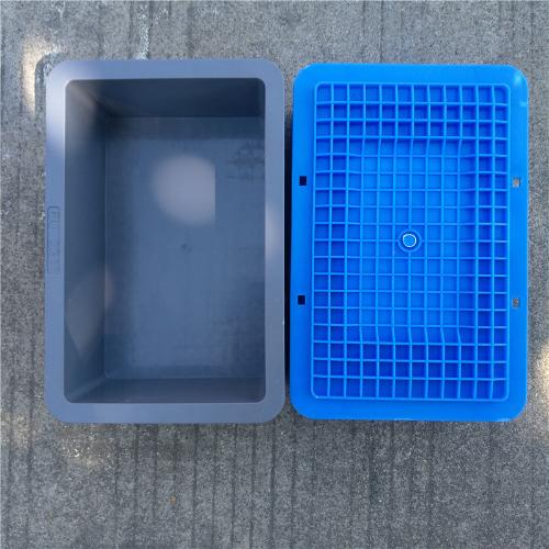 現貨週轉箱塑料長方形中轉物流框養魚養龜EU歐標汽配週轉筐塑膠箱