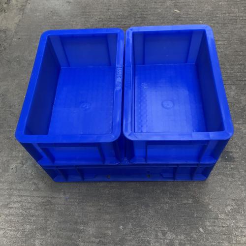 廠家生產塑料eu箱 300*200*120藍色eu箱 汽修零件箱 防塵箱
