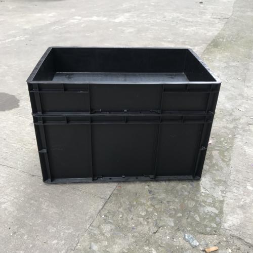 EU4622平底塑膠養殖箱600*400*230mm注塑週轉箱 塑料物流運輸箱