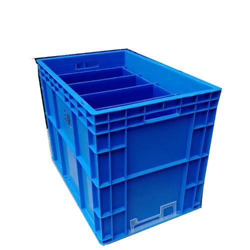 可帶蓋EU歐標物流塑膠箱汽配零件工具收納整理箱食品級塑料週轉箱