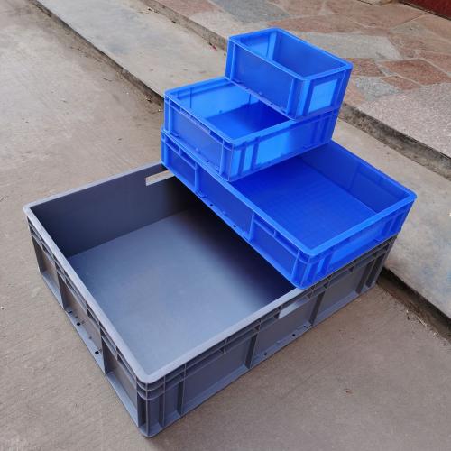 EU物流箱 倉儲儲物箱EU3310塑料包裝箱350*300*100mm 零件週轉箱