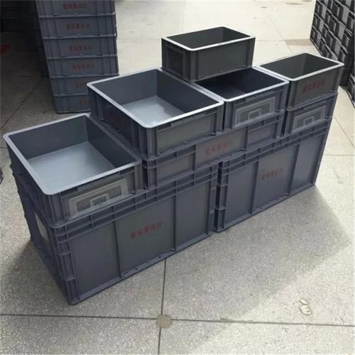 350*300*100mm可堆疊零件收納箱 工廠物流箱EU3310藍色塑料週轉箱