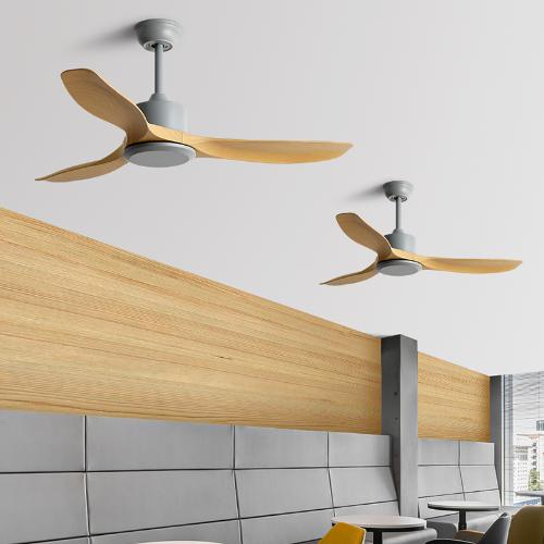 56寸大風力工業風吊扇餐廳客廳北歐商用工程辦公一體無燈吊式風扇