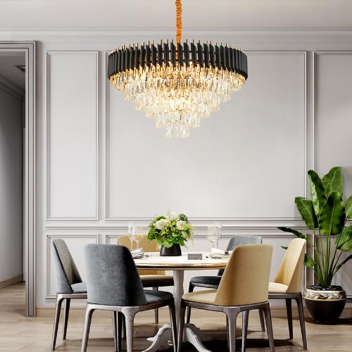 客廳吊燈水晶燈北歐網紅現代簡約大氣新款餐廳臥室燈具2021新款