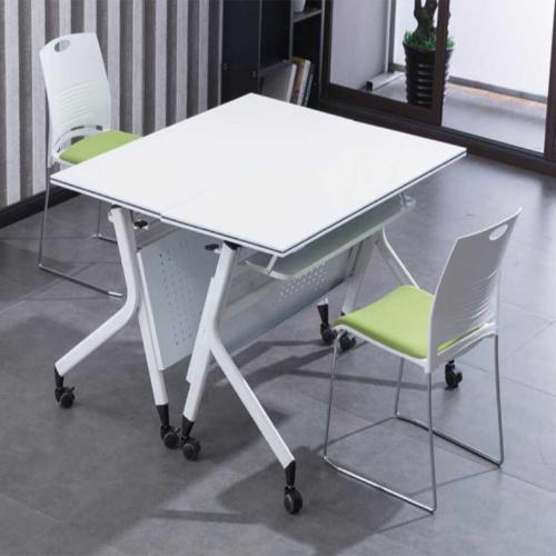 摺疊培訓桌現代簡約會議條桌組合會議室可移動拼接摺疊補課班課桌