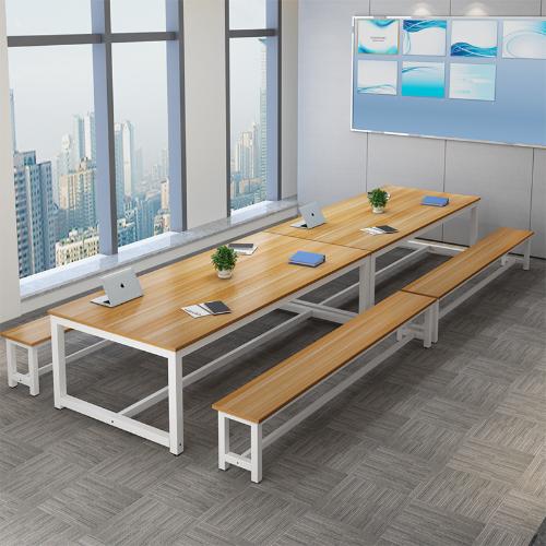 會議桌長桌簡約現代簡易長條桌椅組合長方形洽談辦公桌小型培訓桌