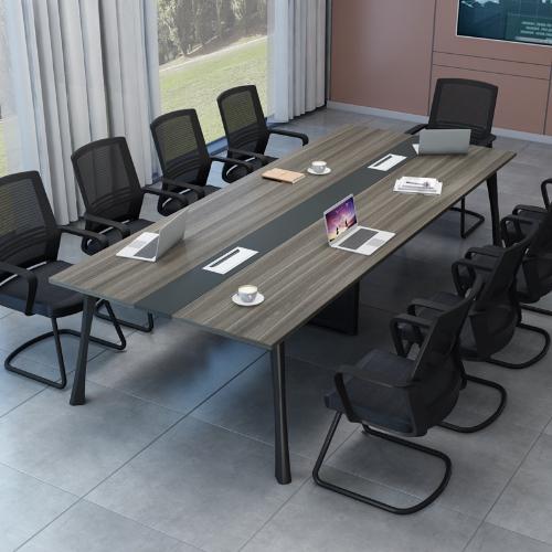 會議桌長桌簡約現代簡易辦公桌子培訓接待洽談室長條馬蹄桌椅組合