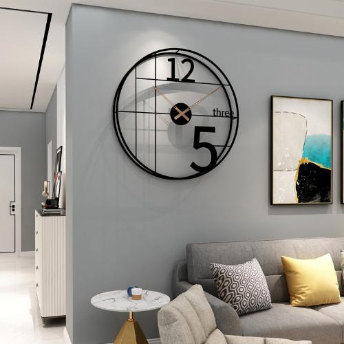 極簡輕奢鐘錶掛鐘客廳家用時尚藝術個性創意簡約現代北歐時鐘掛牆