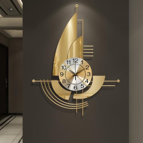 電商現代北歐掛鐘客廳餐廳靜音時鐘掛牆簡約時尚鐘錶