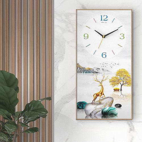 北歐簡約掛鐘客廳現代簡約創意裝飾畫掛錶靜音時鐘