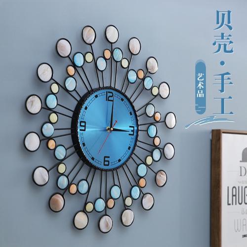 北歐現代簡約鐘錶掛鐘時鐘客廳創意時尚個性家用表掛牆藝術掛錶鍾
