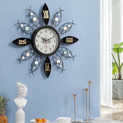藝術掛鐘創意個性家用鐘錶客廳靜音鍾復古裝飾時尚臥室時鐘