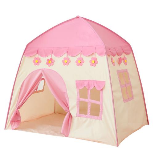 亞馬遜兒童帳篷遊戲屋 小花房子420D公主城堡 室內外帳篷