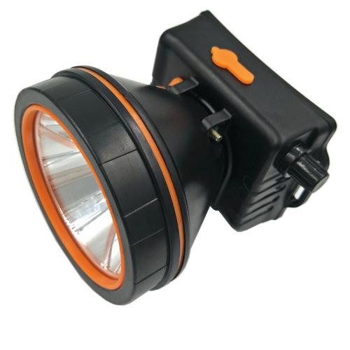 led頭燈鋰電強光充電釣魚燈狩獵黃光白光工作燈新款旋轉調光電筒