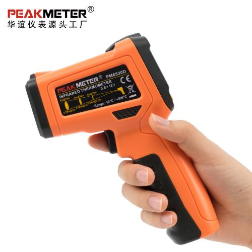 PEAKMETER紅外線測溫工業高精度電子溫度計檢測油溫計水溫測溫槍