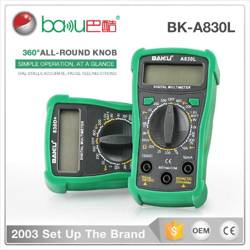 巴酷BK-A830L數字萬用表直流交流電壓電流高精度萬能表測電容防燒