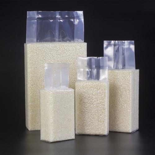 大米包裝袋透明定製 五穀雜糧尼龍塑料食品袋定做小米米磚真空袋