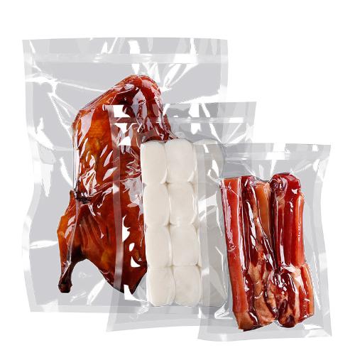 食品包裝袋32絲加厚壓縮袋保鮮塑封平口袋透明尼龍真空袋批發定製