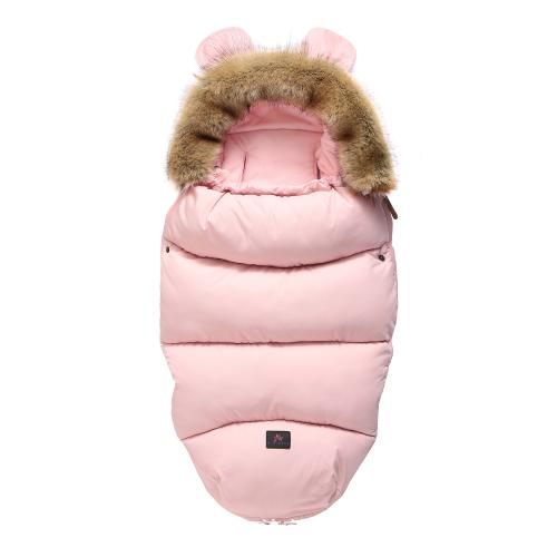 嬰兒睡袋寶寶秋冬季推車加厚防踢被新生兒保暖防寒睡袋一件代發