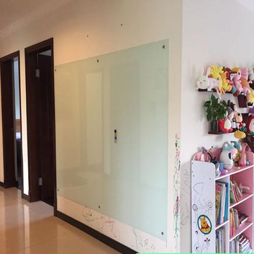 教學玻璃白板定製 廣州玻璃白板 辦公玻璃寫字板白板90x120cm