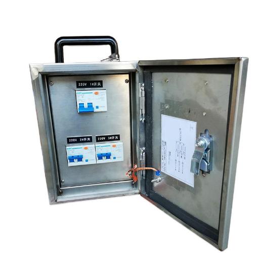 戶外手提式檢修電源箱移動式防水工業插座箱建築工地三級配電箱子
