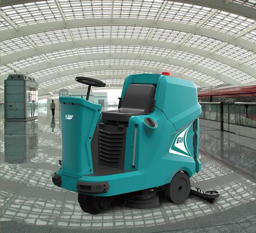 特沃斯T130駕駛式自動洗地機商用擦地機工廠物業超市電動拖地機