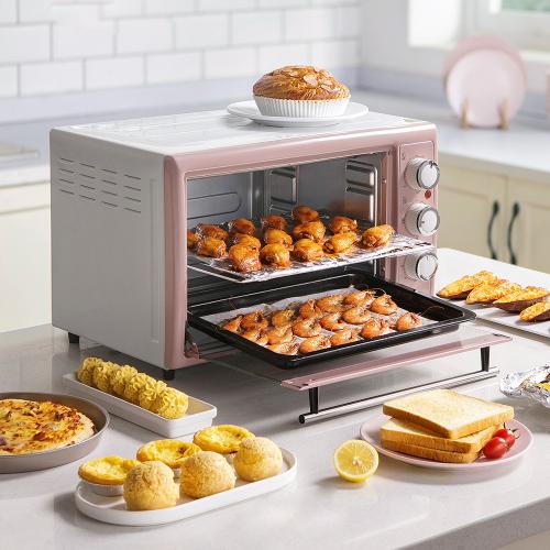 小熊烤箱DKX-B30N1烘焙全自動多功能30升大容量迷你小型電烤箱