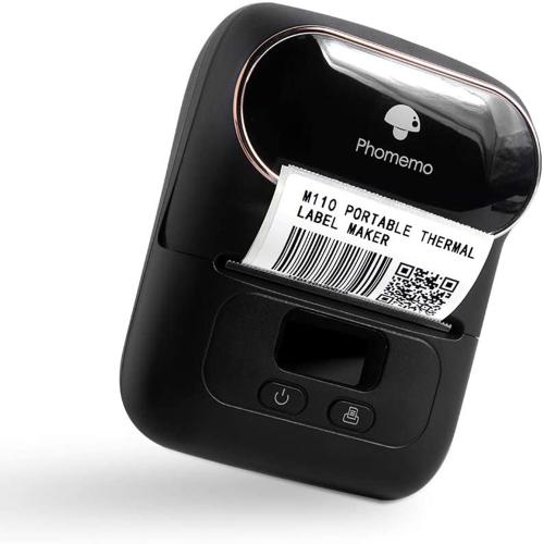 Phomemo M110 價格小型手持便攜式藍牙熱敏不乾膠標籤條碼打印機