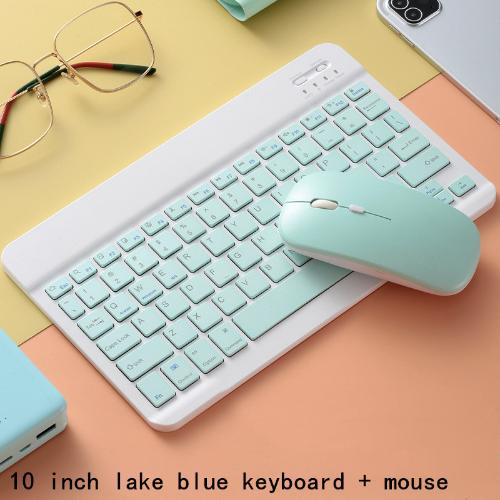 平板手機藍牙鍵盤藍牙鼠標適用蘋果ipad三星A7小米oppo華爲m6