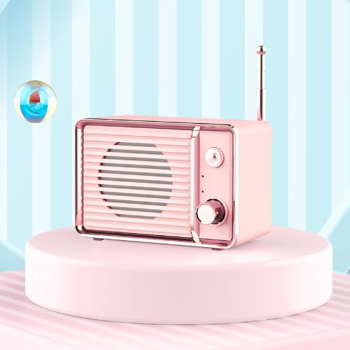 禮品復古小電視藍牙音箱獨特創意定製logo禮品訂單大爆款