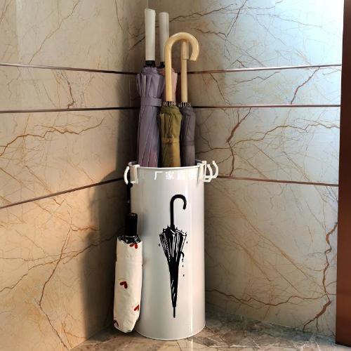 雨傘架家用 歐式現代時尚簡約家居鐵藝辦公雨傘桶 創意雨傘收納桶