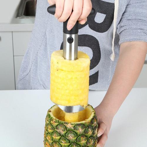 多功能不鏽鋼菠蘿器削皮機菠蘿削皮器水果削皮刀廚房小工具