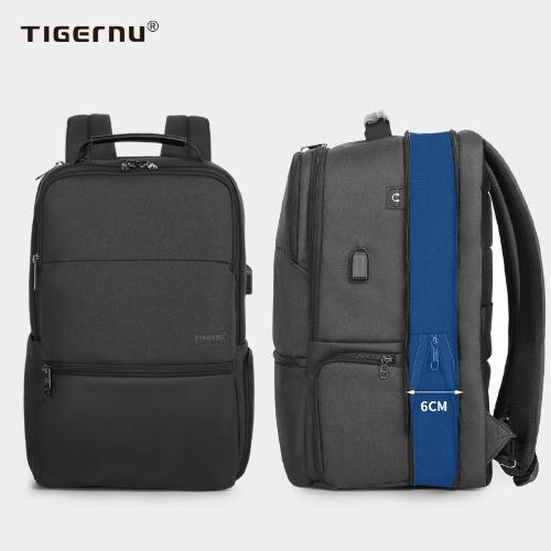 Tigernu戶外揹包USB商務揹包大容量旅行雙肩包休閒雙肩揹包男包