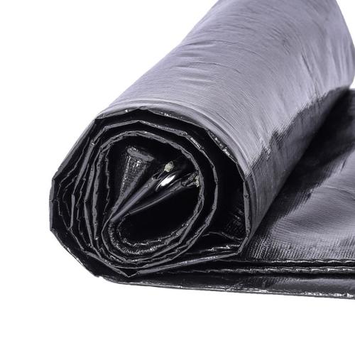 可定製200g雙黑加厚防雨布防水防曬遮陽布PE塑料篷布